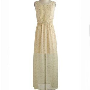 Modcloth Polka Dot Maxi